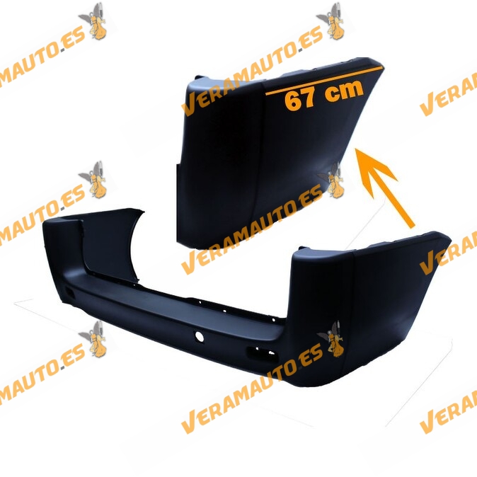 Paragolpes Trasero Batalla Larga Jumpy Scudo Expert 2007 2016 7410AZ