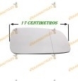 Cristal + Base Espejo Grupo VAG Derecho | Modelo Largo | No Térmico | Cristal Cromado y Convexo | OEM Similar 1J1857522B