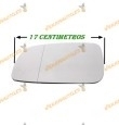 Cristal + Base Espejo Grupo VAG Izquierdo| Modelo Largo | No Térmico | Cristal Cromado y Convexo | OEM Similar 1J1857521