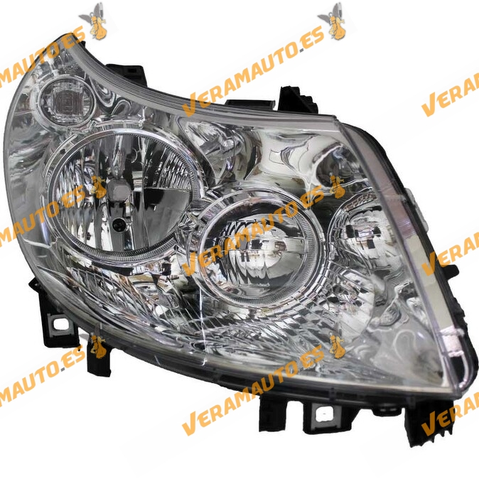 Faro Fiat Ducato 2006 En Adelante Opticas H7 - H1 Electrico Con Motor Delantero Derecho