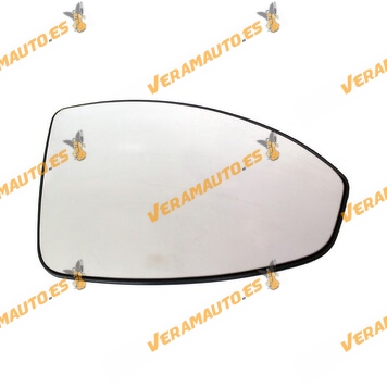 Rearview Mirror Glass for Chevrolet Cruze (J300) from 2009 to 2014 | Right | Heated | Convex | OE Similar to 96893023