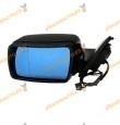 Espejo retrovisor BMW X5 E53 izquierdo, imprimado, eléctrico, térmico con cristal azul, conexión 5 pin OEM 51167039889