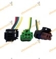 Espejo Citroen C4 de 2004 a 2010 derecho eléctrico piloto intermitente 2 conectores de 5 y 2 pines OEM 8149ZX