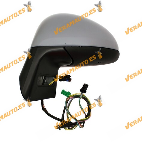 Espejo Citroen C4 de 2004 a 2010 izquierdo eléctrico piloto intermitente 2 conectores de 5 y 2 pines OEM 8149YN