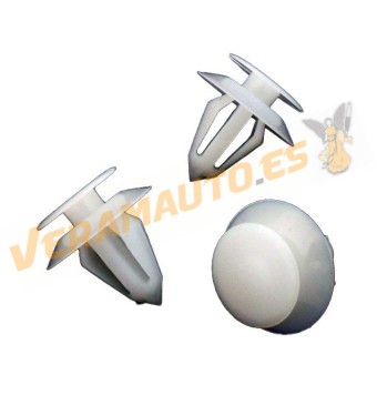 Set de 10 grapas de 9,3Ø para tapizado de puertas y porton trasero de Opel Similar a 2345957