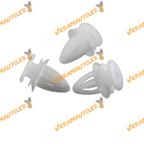 Set de 5 grapas de 7.2ø para cubierta triaungular espejo y ventanilla trasera Opel Similar a 149910
