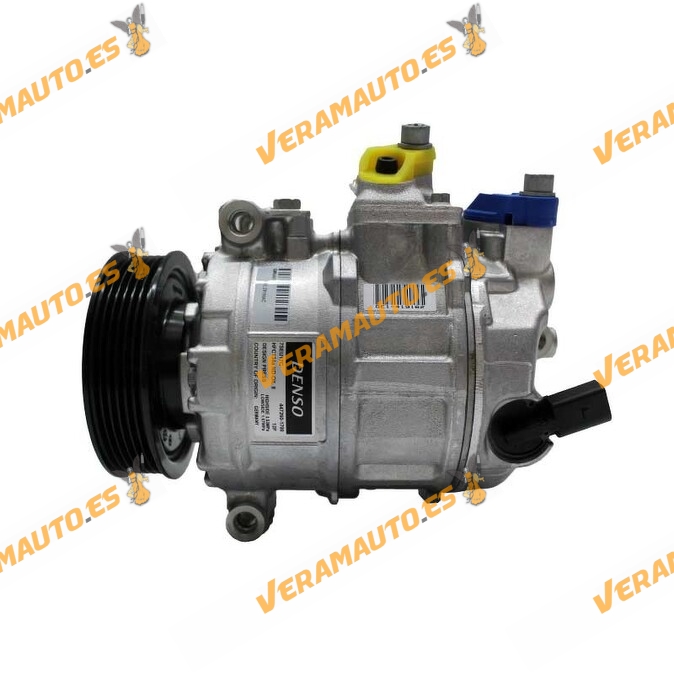 Compresor, aire acondicionado DENSO DCP32045 para grupo VAG A3, TT, Q3, Alhambra, Altea, Leon, Toledo 1K0820803E