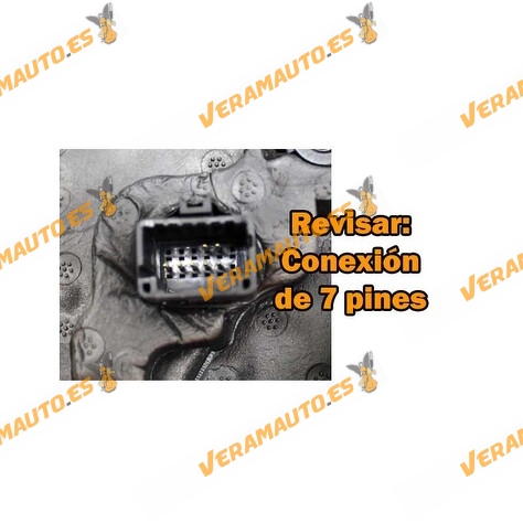 Espejo Renault Megane III años 2008 a 2013, derecho con 7 pines, eléctrico, térmico, intermitente, imprimado 963010191R