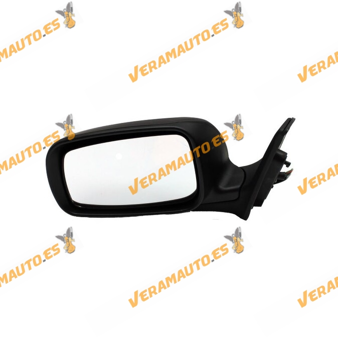 Espejo Toyota Avensis (T25) de 2003 a 2006 izquierdo eléctrico, térmico, abatible, conector de 7 pins, imprimado