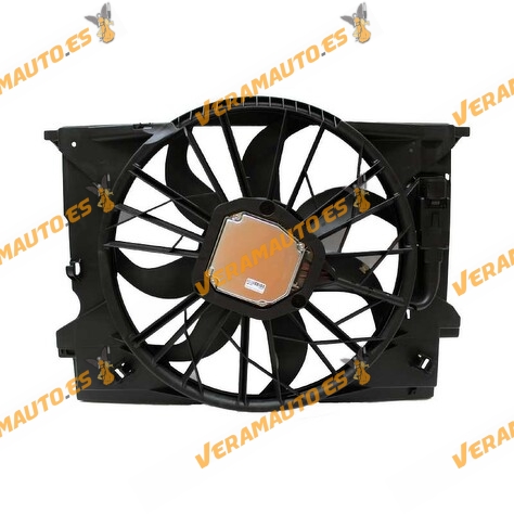 Radiator Fan Mercedes E Class W211 from 2002 to 2009 | CLS C219 from 2004 to 2011 | 4 Pin Connector | OEM 2115050555