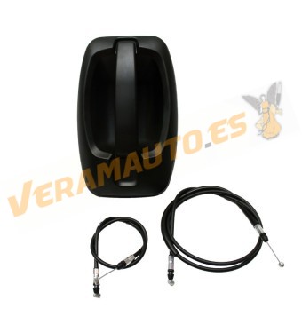 Manecilla corredera lateral negra Citroën Jumper, Fiat Ducato y Peugeot Boxer de 2006 a 2014