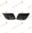 Conjunto rejillas cerradas inferiores de paragolpes delantero Citroen Berlingo (B9) y Peugeot Partner (B9) 2015-2018, 1613564580