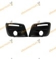 Conjunto de dos rejillas inferiores de paragolpes delantero Citroen Berlingo (B9) y Peugeot Partner (B9) 2015-2018, 1513564680