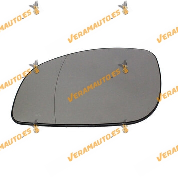 Cristal Espejo Retrovisor Opel Vectra C Signum del 2002 al 2008 Montaje delantero Izquierdo Calefactable Asferico