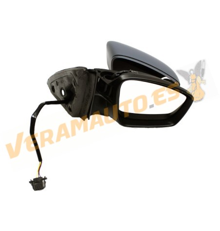 Espejo Seat Toledo y Skoda Rapid 2012-2015 Derecho Electrico Imprimado con Piloto 6 pines OEM 5JA857522