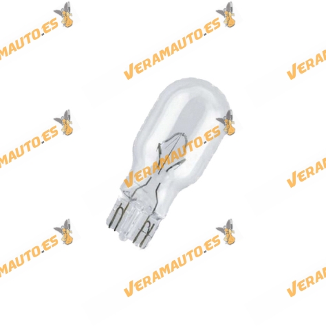 Bulb with 1-filament socket for flashing light | W2,1 x 9,5d Base without 1-filament socket 12V and 16W