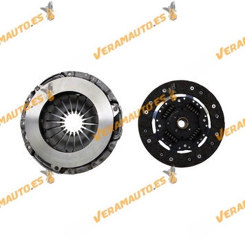 Kit Embrague Dacia Mercedes Nissan Renault Motor 1.5 dCi Tipo K9K | Disco Embrague y Plato de Presión | 93175343 | 93190238