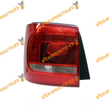 Lamp Volkswagen Touran 1T from 2010 to 2015 | Left Rear | For Bulbs P21W + PY21W | OEM Similar to 1T0945095R