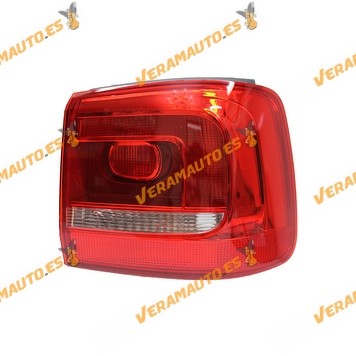 Lamp Volkswagen Touran 1T from 2010 to 2015 | Right Rear | For Bulbs P21W + PY21W | OEM Similar to 1T0945096R
