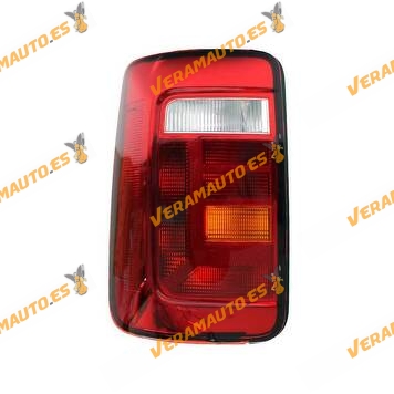 Left Taillight Volkswagen Caddy III 2K from 2015 to 2020 | 2 Rear Doors | Without Bulb Holder | OEM 2K1945095G