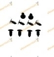 Set de 10 Grapas Citroen Berlingo Peugeot Partner Opel Corsa A B Astra F para Tapizado OEM Similar a 896457