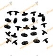 Set de Grapas Citroen C8 Xsara Picasso | Peugeot 406 807 | Juntas de Puerta y Capó |OEM Similar a 699786