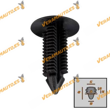 Set of 10 Staples | mercedes sprinter | Upholstery Similar to A6319842561