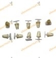 Set of 10 Staples Mercedes W202 W203 W210 W220 | Side Moldings |OEM Similar to A0019889781