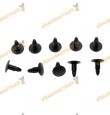 Set de 10 Clip de tapicería | Suzuki Baleno Vitara | Toyota Corolla | Honda | Daewo | Subaru similar a 8532521000