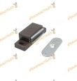 Cierre Magnético Rectangular Color Marrón Con Placa 1A