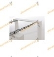 Guia de Mesa Extensible para Muebles de Consola E6 H36 | 300-1340 mm | Unidireccional