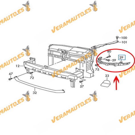 soporte-alojamiento-de-faro-volkswagen-golf-vi-de-2008-a-2012-izquierdo-parte-superior-OEM-5k0807571h