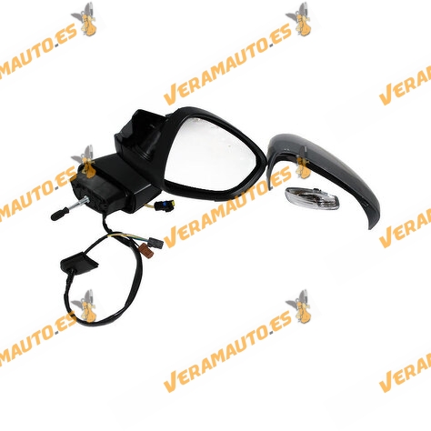 Espejo Retrovisor Citroen C3 desde 2010 hasta 2016 | Derecho Electrico Imprimado 7 Pines | OEM Similar a 8154AR