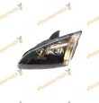 faro ford focus del 2005 al 2007 fondo negro lamparas h7 h1 izquierdo