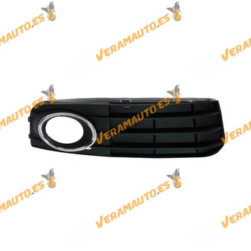 Bumper grille Audi A4 from 2008 to 2012 with Right Front Antifog Hole Similar 8k0807682