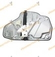 Elevalunas Skoda Octavia de 2004 a 2008 Trasero Derecho Con Plancha Sin Motor OEM Similar 1Z1839462