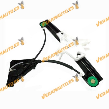Electric Window Operator Volkswagen Polo from 2009 to 2014 Rear Right without Engine 4 Doors OEM Similar to 6R4839462