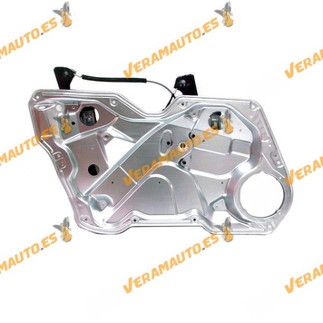 Electric Window Operator Seat Toledo Leon from 1999 to 2005 Front Left without Engine with Plate OEM Similar 1M0837461A