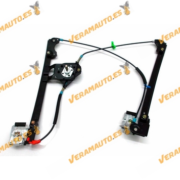 Manual Window Operator Volkswagen Golf III Vento from 1991 to 1998 Front Right 3 and 5 Puertas Similar to OEM 1H0837402B
