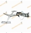 Mecanismo Elevalunas Opel Astra G 1998-2004 Delantero Izquierdo OEM 90543917 140293 5140033