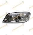 Faro Chevrolet Captiva de 2006 a 2011 lamparas H1 y H7 fondo Cromado Delantero Izquierdo Similar a OEM:  96626973