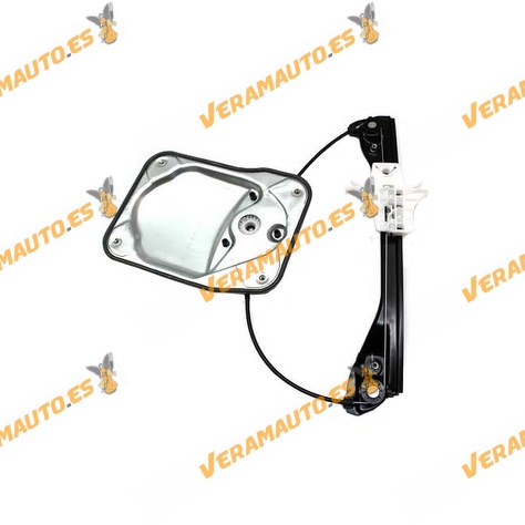 Elevalunas Skoda Fabia de 2007 a 2010 Trasero Izquierdo Electrico Con Plancha Sin Motor OEM Similar 5J4839461