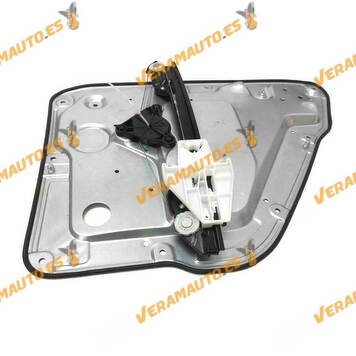 Electric Window Operator Fabia from 2000 to 2007 Rear Left without Engine with Plate Similar to 6Y1839461