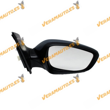 Espejo Retrovisor Hyundai I30 De 2012 a 2017 Derecho Eléctrico 5 Pines Calefactable Convexo Imprimado Similar a OEM 87620-A6040