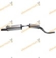 Fiat Uno SX Rear Silencer 1984 to 1993 | 1.3 1301cc 70hp 51kw Engines | OEM Similar to 7536572