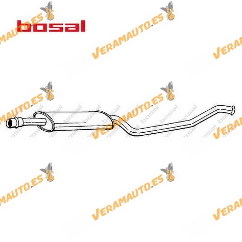 Escape Silencioso Intermedio Citroen Xsara de 1997 a 2005 OEM Similar a 1717.98