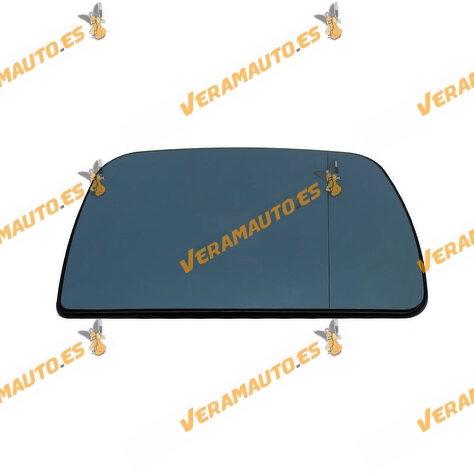 Cristal Espejo Retrovisor BMW X5 (E53) De 1999 A 2006 Con Soporte Montaje Derecho Asférico Térmico OEM 51163404626