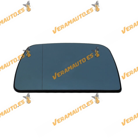 Cristal Espejo Retrovisor BMW X5 (E53) De 1999 A 2006 Con Soporte Montaje Izquierdo Asférico Térmico OEM 51167039597