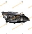 Faro Peugeot 308 II (L) de 2013 a 2017 Delantero Derecho | Para lampara H7 y HB3 | Fondo Negro | OEM Similar a 9677522980
