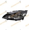 Faro Peugeot 308 II (L) de 2013 a 2017 Delantero Izquierdo | Para lampara H7 y HB3 | Fondo Negro | OEM Similar a 9677523080